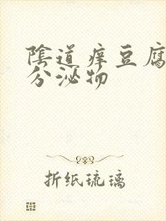 阴道痒豆腐渣样分泌物