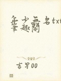 年少无名txt笔趣阁