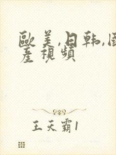 欧美,日韩,国产视频