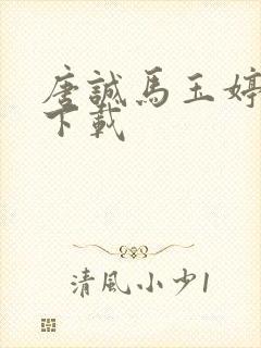 唐诚马玉婷小说下载