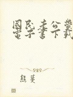 国民老公带回家电子书下载封面