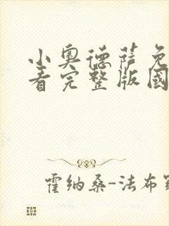 小奥德萨免费观看完整版国语高清在线封面