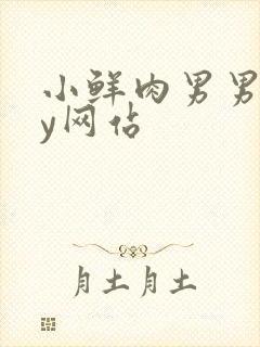 小鲜肉男男gay网站