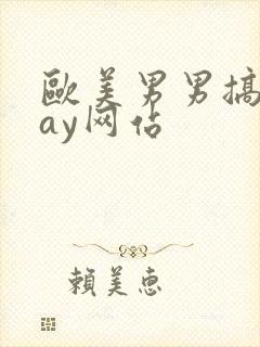 欧美男男搞基gay网站