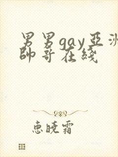 男男gay亚洲帅哥在线