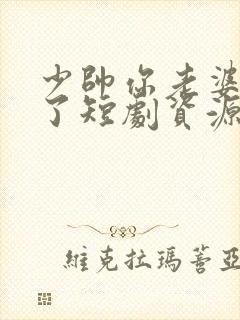 少帅你老婆又跑了短剧资源