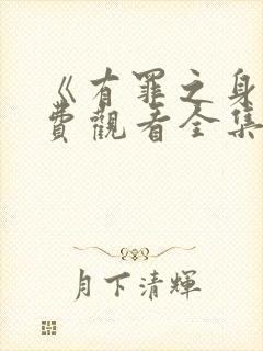 《有罪之身》免费观看全集高清