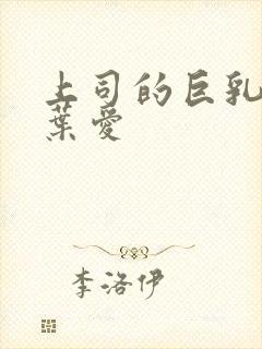 上司的巨乳老婆叶爱封面