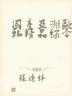 国产亚洲欧美日韩精品综合在线