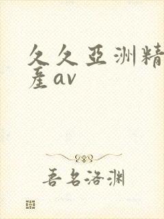 久久亚洲精品国产av