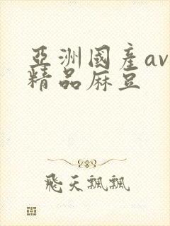 亚洲国产av色精品麻豆