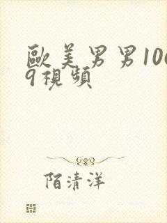 欧美男男1069视频