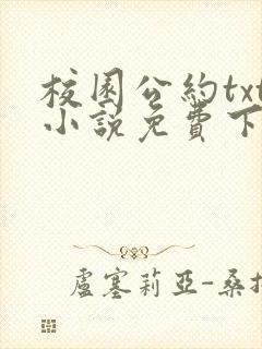 校园公约txt小说免费下载