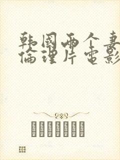 韩国两个妻子的伦理片电影在线观看封面