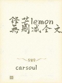 锋芒lemon无删减全文阅读笔趣阁