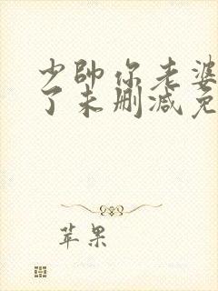 少帅你老婆又跑了未删减免费阅读