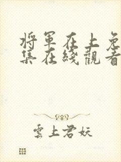 将军在上免费全集在线观看电视剧封面