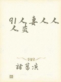 91人妻人人人人爽