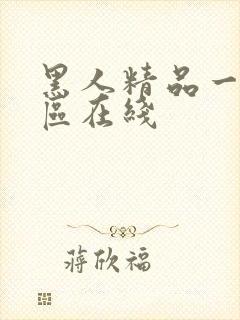 黑人精品一区二区在线