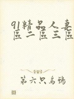 91精品人妻一区二区三区中文字幕