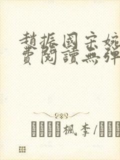 赵振国宋婉清免费阅读无弹窗封面