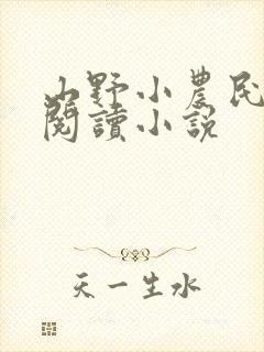 山野小农民在线阅读小说