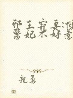 邪王宠妻:倾世医妃不好惹