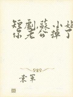 短剧,苏小姐,你老公掉了封面