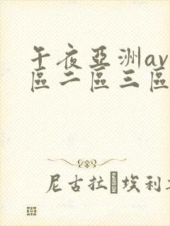 午夜亚洲av一区二区三区