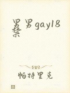 男男gay18禁封面