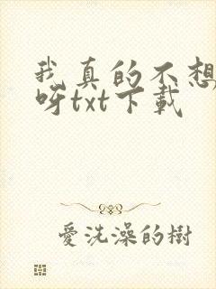 我真的不想出名呀txt下载
