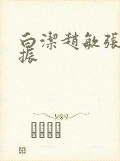 白洁赵敏张倩赵振