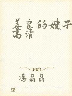 善良的嫂子hd高清封面