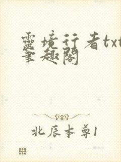 灵境行者txt笔趣阁封面