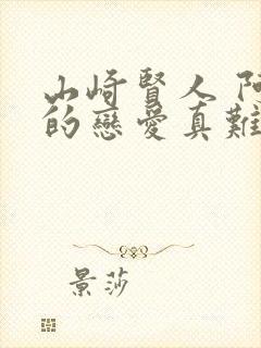 山崎贤人 阿宅的恋爱真难