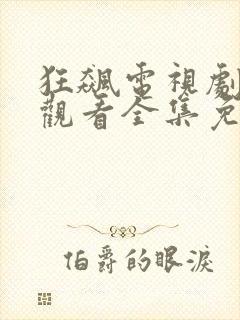 狂飙电视剧在线观看全集免费高清