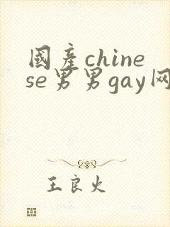 国产chinese男男gay网