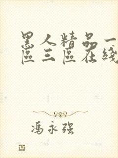 黑人精品一区二区三区在线