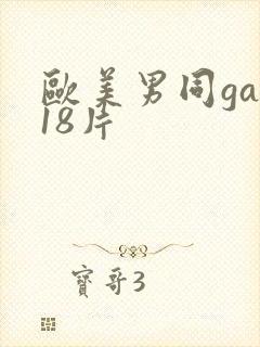 欧美男同gay18片