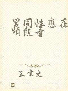 男同性恋在线视频观看