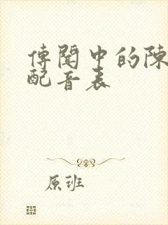 传闻中的陈芊芊配音表