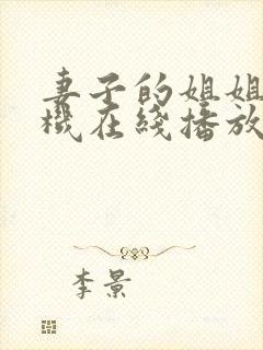 妻子的姐姐3手机在线播放