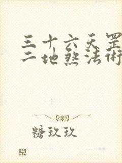 三十六天罡七十二地煞法术