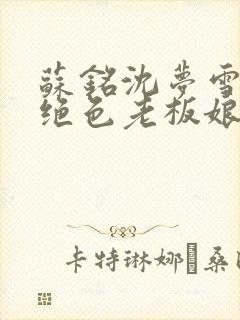 苏铭沈梦雪倾城绝色老板娘