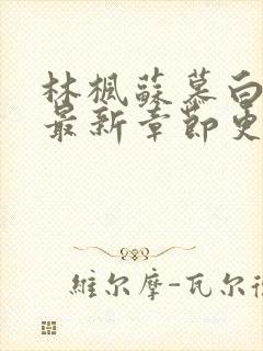 林枫苏慕白小说最新章节更新时间