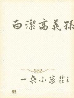 白洁高义孙倩篇
