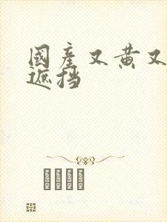 国产又黄又色无遮挡