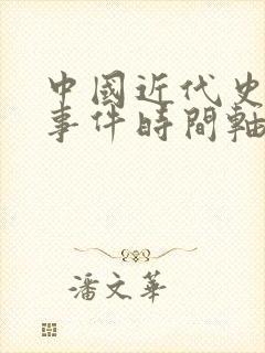 中国近代史历史事件时间轴