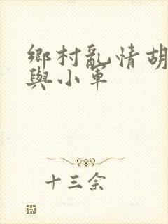 乡村乱情胡秀英与小军