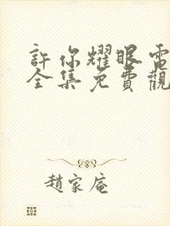 许你耀眼电视剧全集免费观看高清